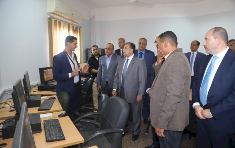 رئيس جامعة جنوب الوادي يتابع معدلات الانجاز في المشروعات التطويرية