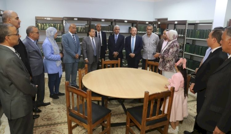 رئيس جامعة جنوب الوادي يتابع معدلات الانجاز في المشروعات التطويرية