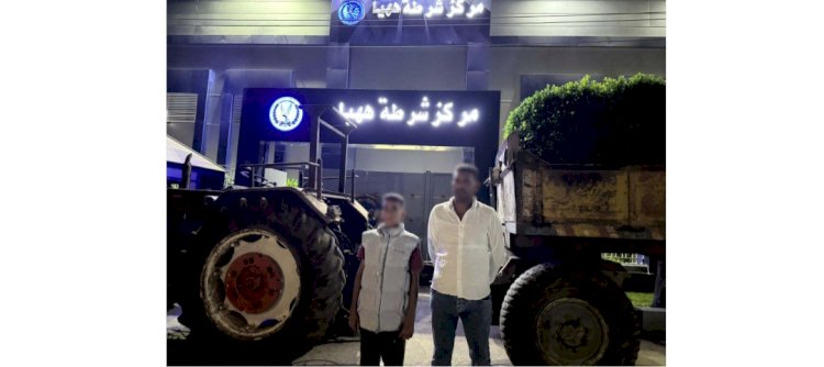 ضبط طفل لقيادته "جرار زراعى" والإصطدام بربة منزل بالشرقية