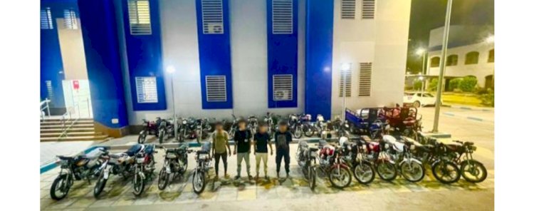 القبض علي  تشكيل عصابى تخصص فى سرقة الدراجات  بالشرقية