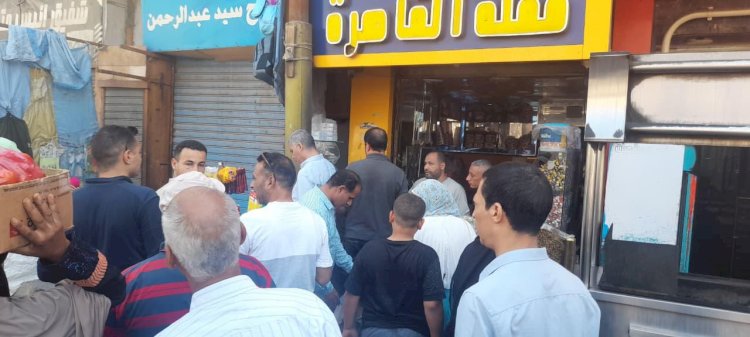 تحرير 48 مخالفة خلال حملة للجنة تراخيص المحال فى مركز أبوقرقاص بالمنيا