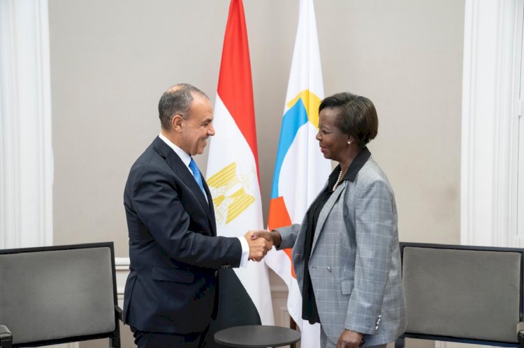 وزير الخارجية يلتقي مع السكرتيرة العامة للمنظمة الدولية للفرانكفونية