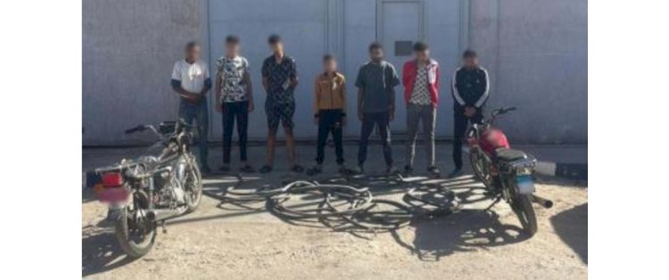 القبض علي المتهمين بسرقة كابل كهربائى ببورسعيد