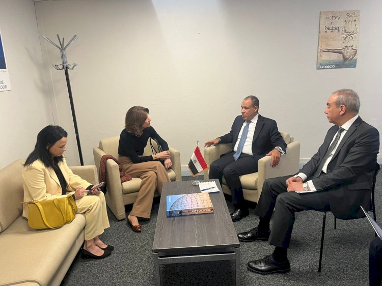عبدالعاطي يلتقي المندوبة الدائمة للبرازيل باليونسكو