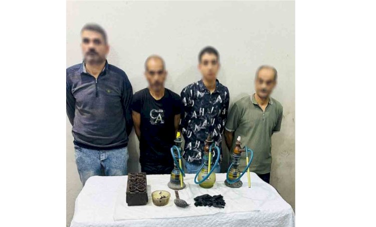 ضبط المتهمين بإدارة مقهى لتعاطى المواد المخدرة بدمياط