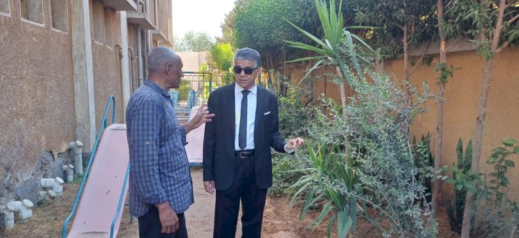 ابو عايد يشيد بمبادرتى ازرع شجرة والدهانات  بمدرسة الحبيلات الشرقية