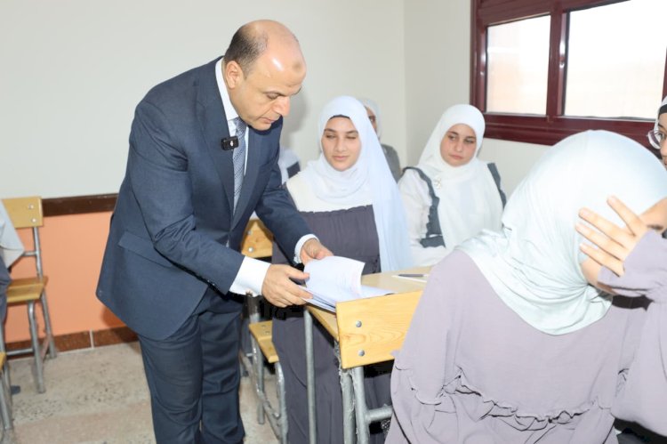 محافظ كفرالشيخ يفتتح مدرسة الفقهاء القبلية الثانوية المشتركة بسيدي سالم