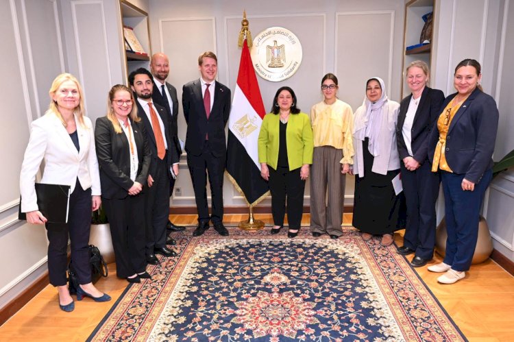 نائبة وزيرة التضامن  تلتقي وزير التنمية الدولية بمملكة النرويج