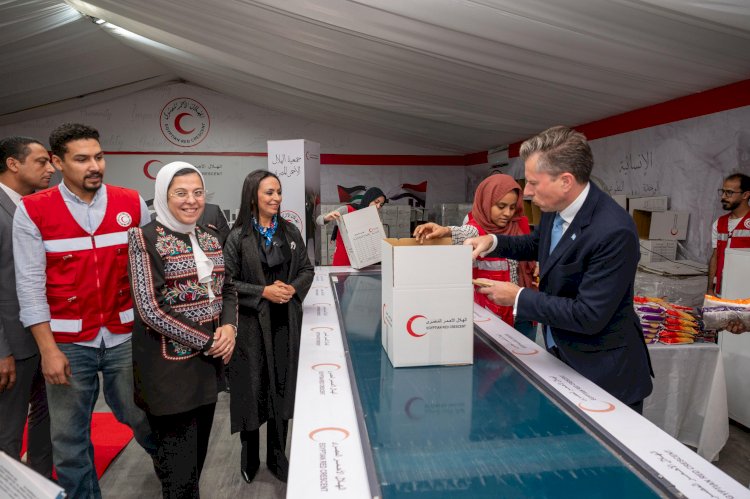 وزيرة التضامن تستقبل وكيل الأمين العام للأمم المتحدة للشئون الإنسانية