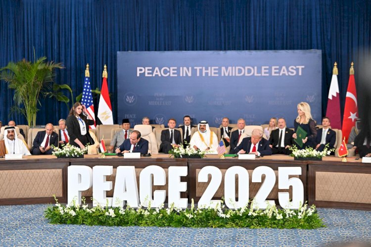 نص بيان رئاسة الجمهورية لقمة شرم الشيخ للسلام