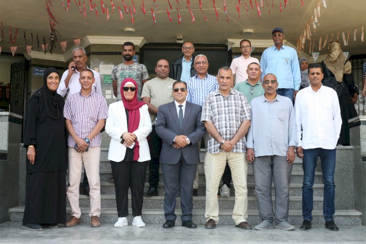 رئيس جامعة جنوب الوادي يتابع المشروعات التطويرية بالمدن الجامعية