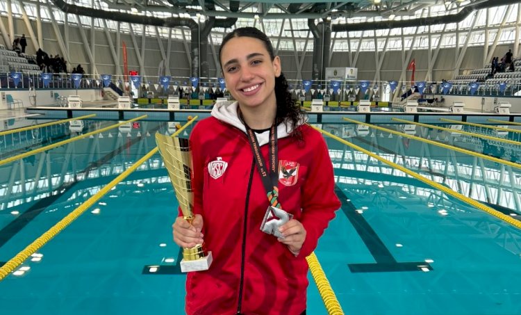 علياء ايهاب تحقق فضية فراشه ببطولة بلغاريا الدوليه Britz للسباحه الحره