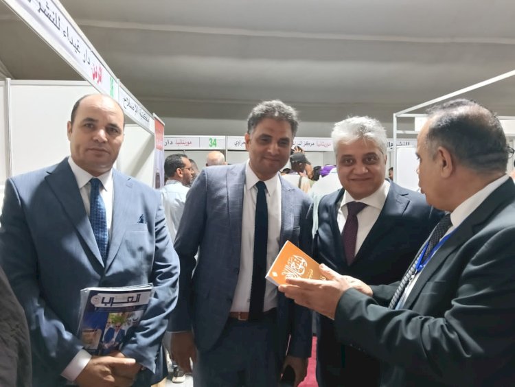 وفد مؤسسة رسالة السلام يلتقى وزير الثقافة الموريتاني وسفير مصر والسفير المغربى