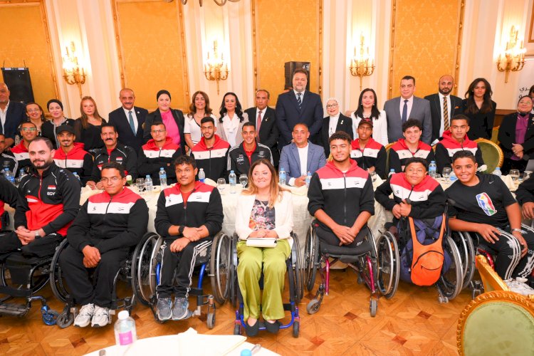 وزيرة التضامن تشهد احتفالية نادي روتاري جيزة نورث بتكريم منتخبات مصر لكرة السلة