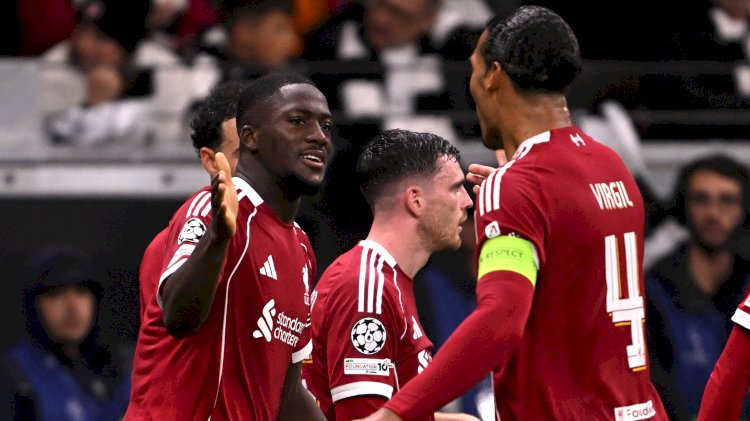 ليفربول يعود للانتصارات بفوز ساحق على آينتراخت فرانكفورت في دورى ابطال اوروبا