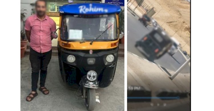 نكشف فيديو سائق  "توك توك" لقيامه بالسير عكس الإتجاه بالقاهرة