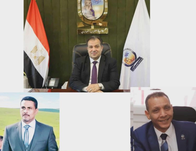 خالص الشكر والتهاني للأستاذ الدكتور أحمد عكاوي لجهده في جامعة قنا