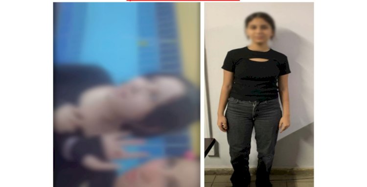 ضبط فتاة فيديو التلويح بإشارات خادشة للحياء داخل مترو الجيزة