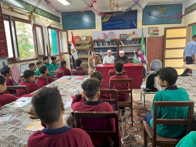 أوقاف الشرقية تنظّم قافلة توعوية للطلاب حول "خطورة الكلمة وأثرها على الآخرين"