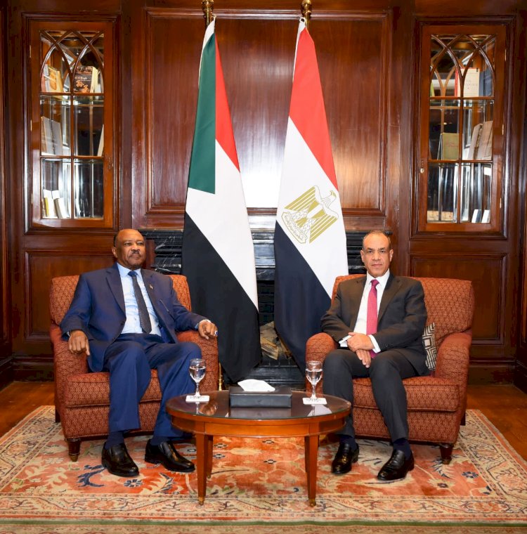 وزير الخارجية يستقبل نظيره السودانى ويبحثان الأوضاع الراهنة