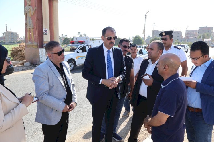 محافظ سوهاج يتفقد طريق الحواويش بأخميم تمهيدًا لتطويره ورصفه بطول 3.5 كم