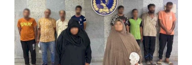 القض علي ١٧ متهم لاستغلالهم الاحداث في التسول