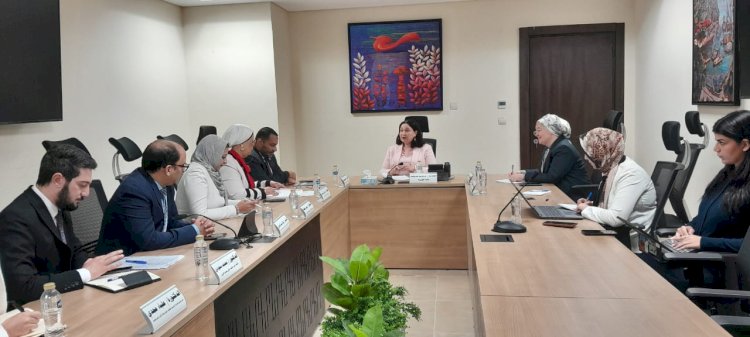 "مرجريت" تلتقي مساعد وزير الصحة والسكان لشئون المشروعات ومبادرات الصحة العامة