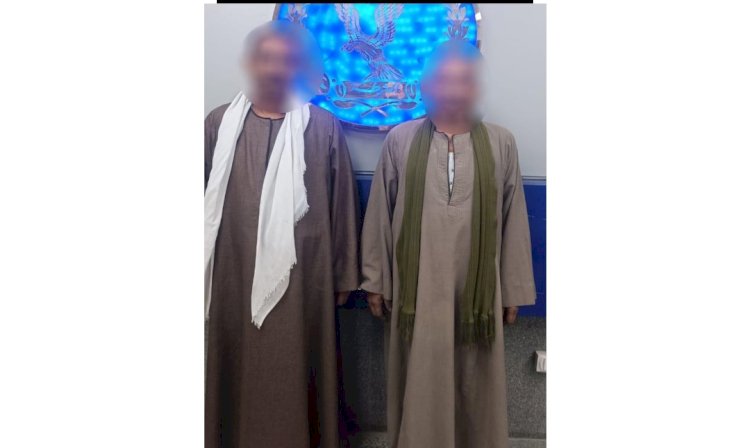 ضبط المتهمين بمنع اعمال الرصف بسوهاج