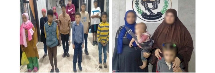 ضبط ١٢ متهم لاستغلالهم الاحداث في التسول