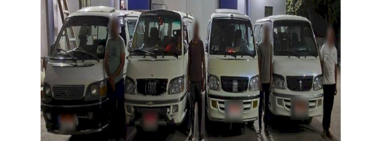 القبض علي سائقي سيارات "ميكروباص" لتعطيلهم الحركة المرورية بالفيوم