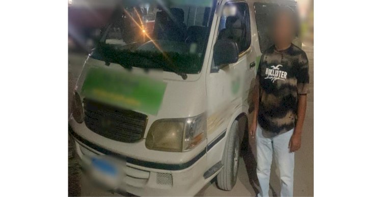 ضبط طفل لقيادته "ميكروباص تابع لإحدى المدارس"  بالإسكندرية