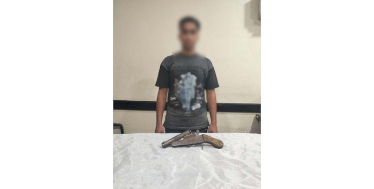 ضبط بلطجي اطلق اعيرة نارية بسبب  خلافات الجيرة  بالقليوبية