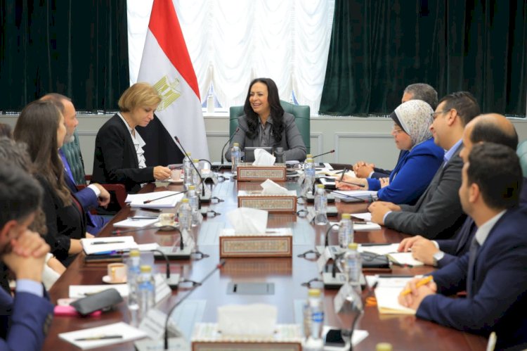 وزيرة التضامن  تلتقي المديرة الإقليمية للتنمية البشرية بالبنك الدولي