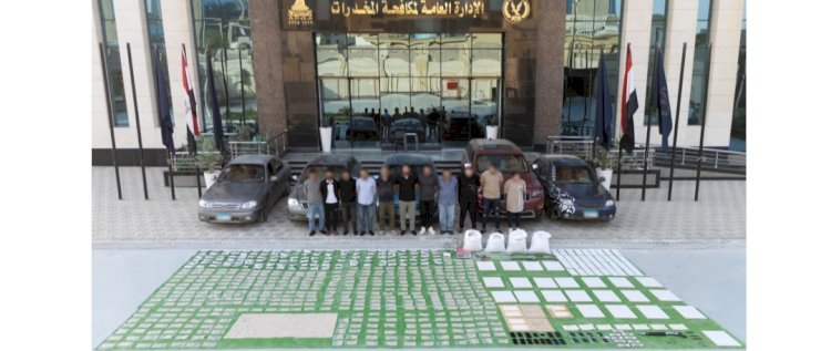 القبض علي تشكيل بحوزته أقراص الكبتاجون المخدر قيمتها اكثر من  2,730 مليار جنيه