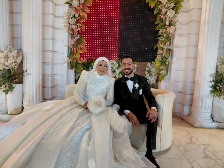 ألف مبروك زفاف فارس الشباب عبد السلام أحمد علي الدكتورة تقي الرفاعي