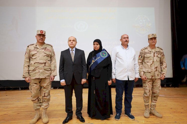 محافظ كفرالشيخ واللواء أحمد حسن يكرمان أسر الشهداء ومصابي العمليات الحربية