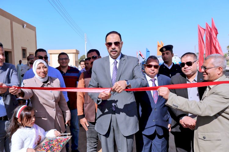 محافظ سوهاج يفتتح مشروع إنشاء وتشغيل شوادر المراغة الجديدة