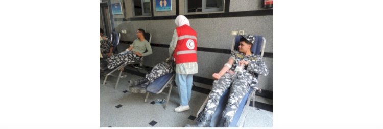 حملة للتبرع بالدم بمديريتى أمن "البحيرة ، أسيوط"