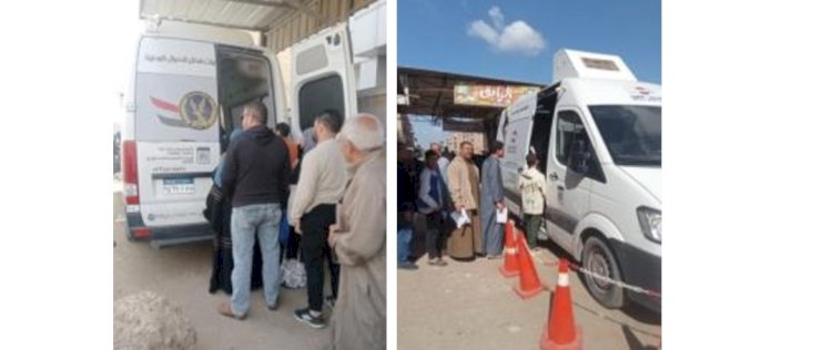 إيفاد القوافل المجهزة لتيسير إجراءات حصول المواطنين على الخدمات الشرطية
