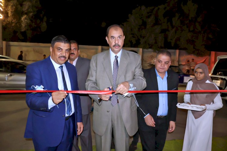 محافظ سوهاج يفتتح مشروع تطوير ورفع كفاءة كورنيش ترعة نجع حمادي بالمنشاة