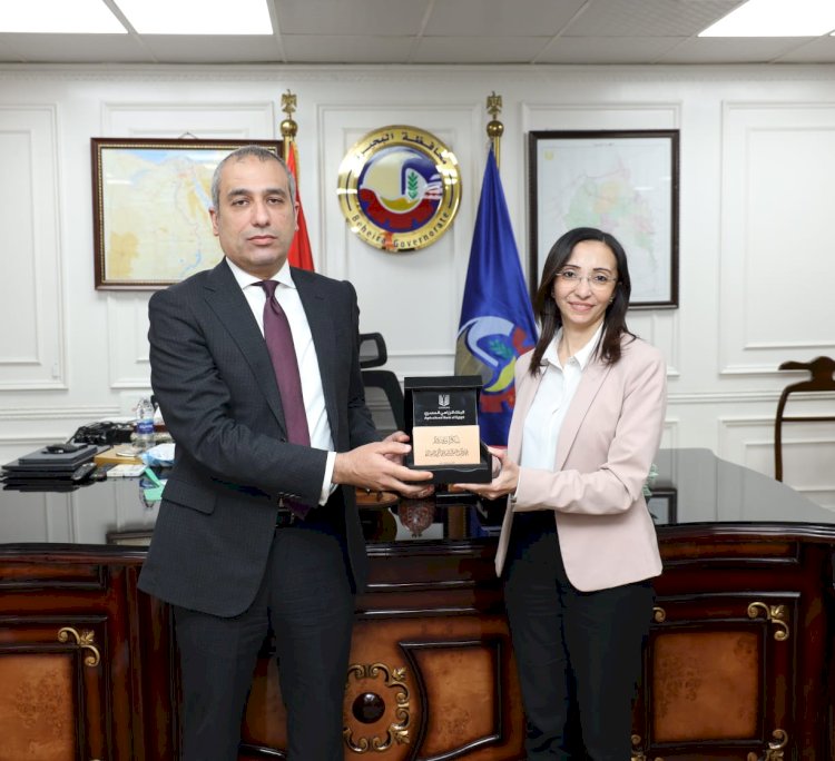 رئيس البنك الزراعي المصري يستعرض مع  محافظ البحيرة برامج تمويل صغار المزارعين