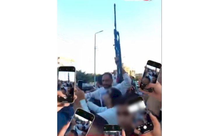 ضبط المتهم بحمل سلاح احتفالا بفوز مرشح في انتخابات مجلس النواب بالشرقية