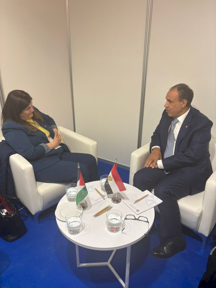 وزير الخارجية يلتقي بوزيرة خارجية دولة فلسطين