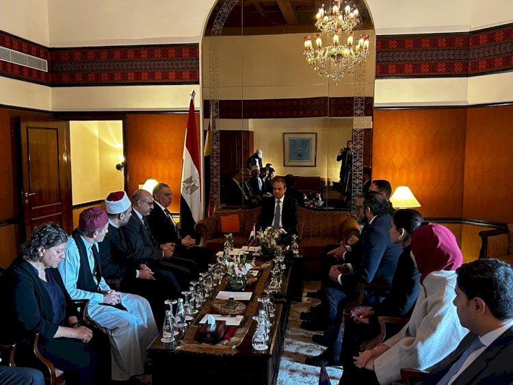 وزير الخارجية يلتقي أعضاء الجالية المصرية بإسلام آباد