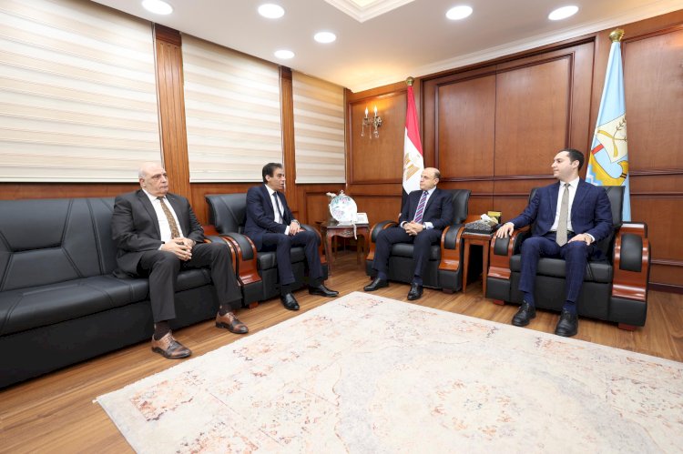 محافظ كفرالشيخ يستقبل مساعد وزير الخارجية للشئون القنصلية