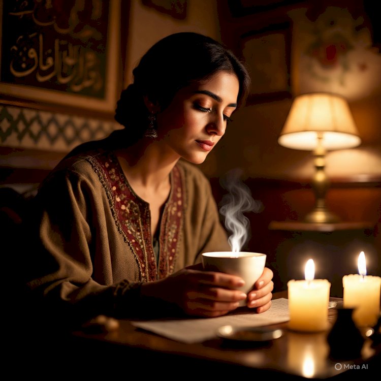 الليل وفنجاني...شعر إيمان العطيفي