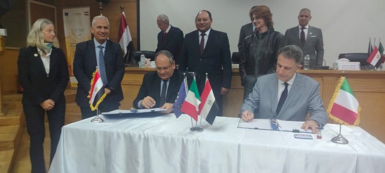 "البحوث الزراعية" يوقع بروتوكول  مع 'الاتحاد الأوروبي" لتدريب 400 ألف مزارع