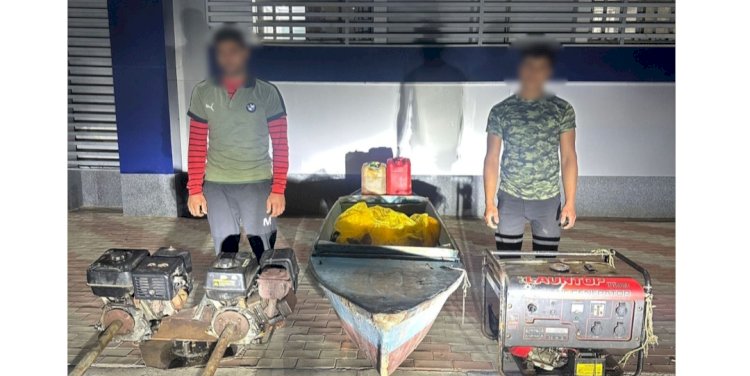 ضبط المتهمين  بصيد الأسماك صعقا بالكهرباء بكفر الشيخ