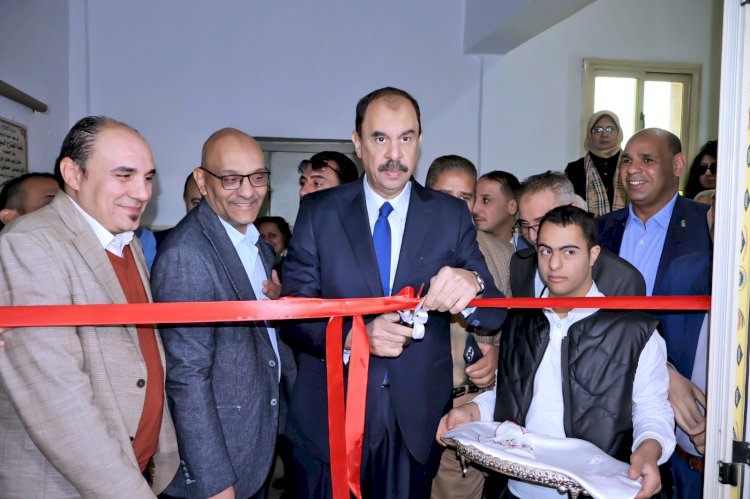 محافظ سوهاج يفتتح تطوير ورفع كفاءة نادي الإيمان لذوي الإعاقة