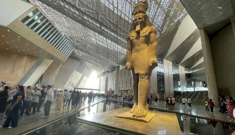 حقيقة فيديوهات إغراق المتحف المصري الكبير بمياه الأمطار